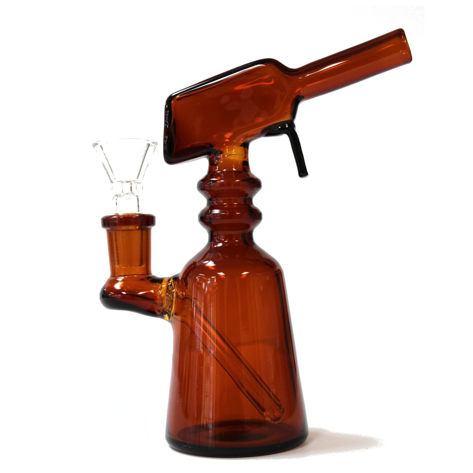 Orange Spray Bottle Bong 6" 14.5mm Leafly